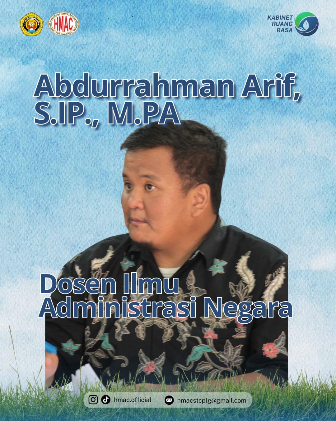 Abdurrahman Arif, S.IP., M.PA